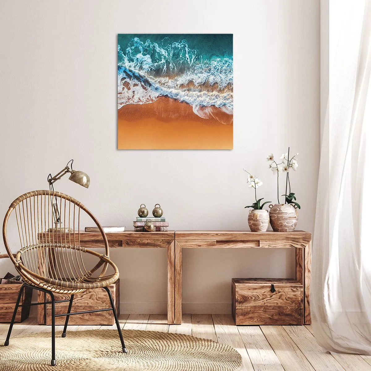 Tablou pe pânză - Întotdeauna în tandem - 70x70 cm