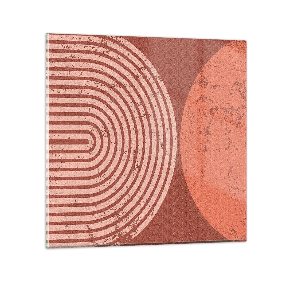 Tablou pe sticlă - Relație strânsă - 40x40 cm