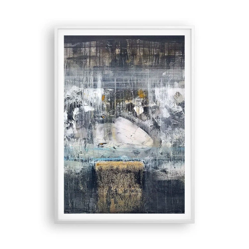 Poster în ramă albă - Ca pe gheață, ca pe asfalt - 70x100 cm