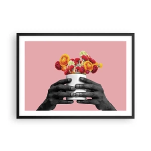 Poster în ramă neagră - Apoteoza vieții - 70x50 cm