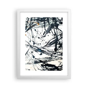 Poster în ramă albă - Cu sau fără sens? - 30x40 cm