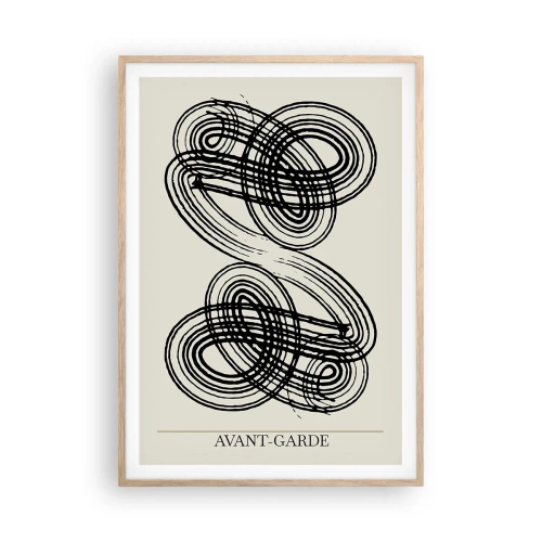 Poster în ramă de stejar deschis - A apărut spontan - 70x100 cm