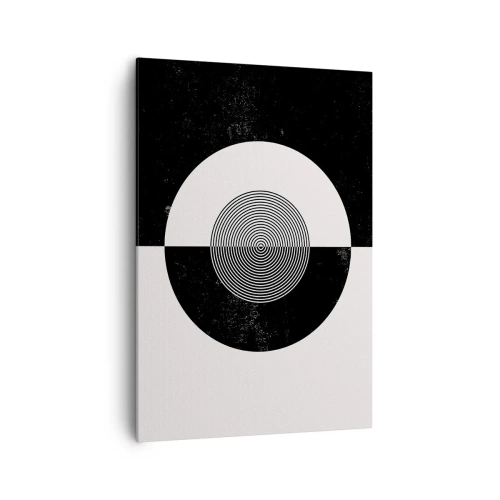 Tablou pe pânză - Armonie în alb și negru - 70x100 cm