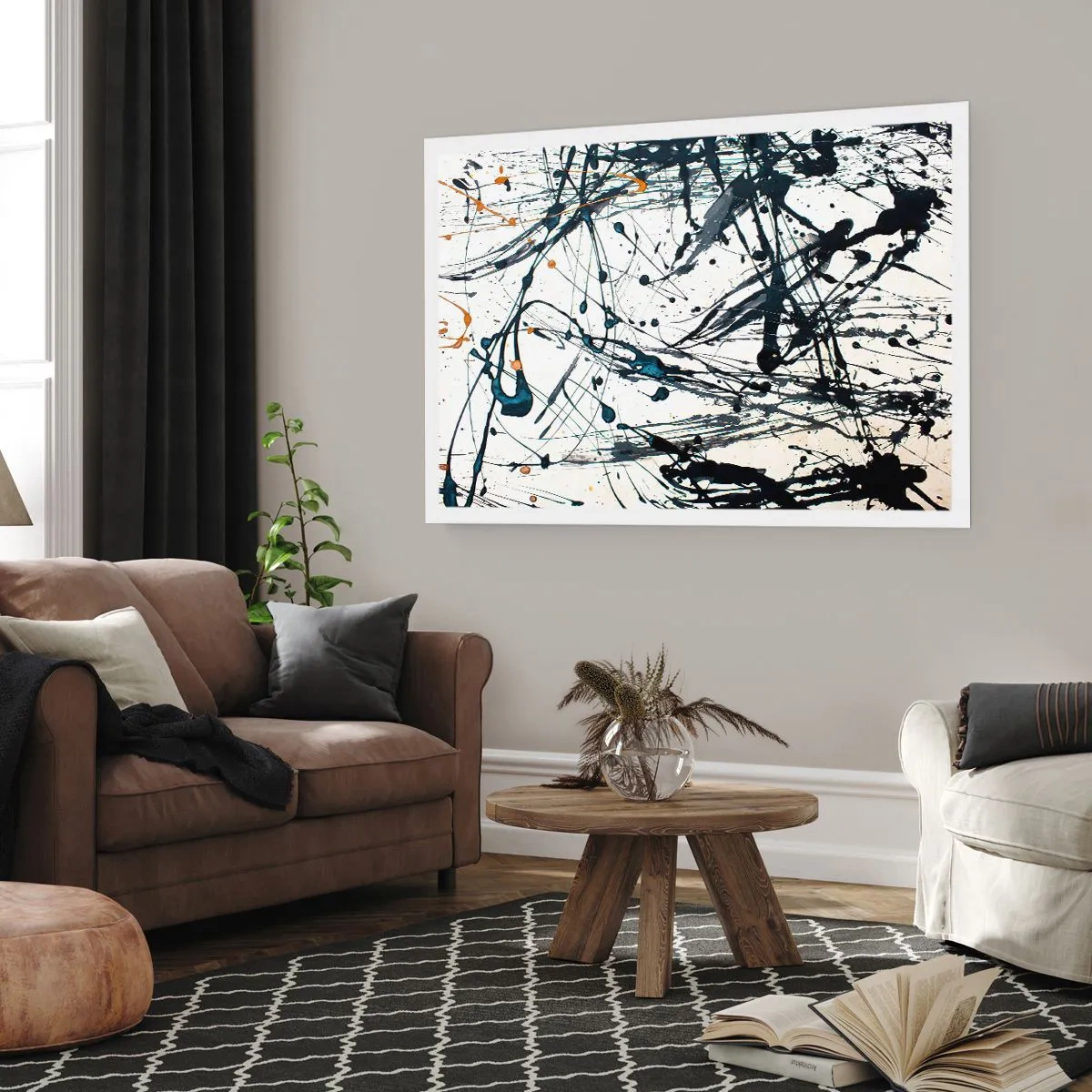 Poster - Abstracție expresionistă - 50x40 cm