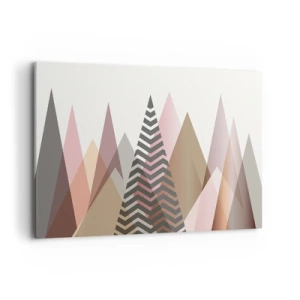 Tablou pe pânză - Construcție piramidală - 100x70 cm