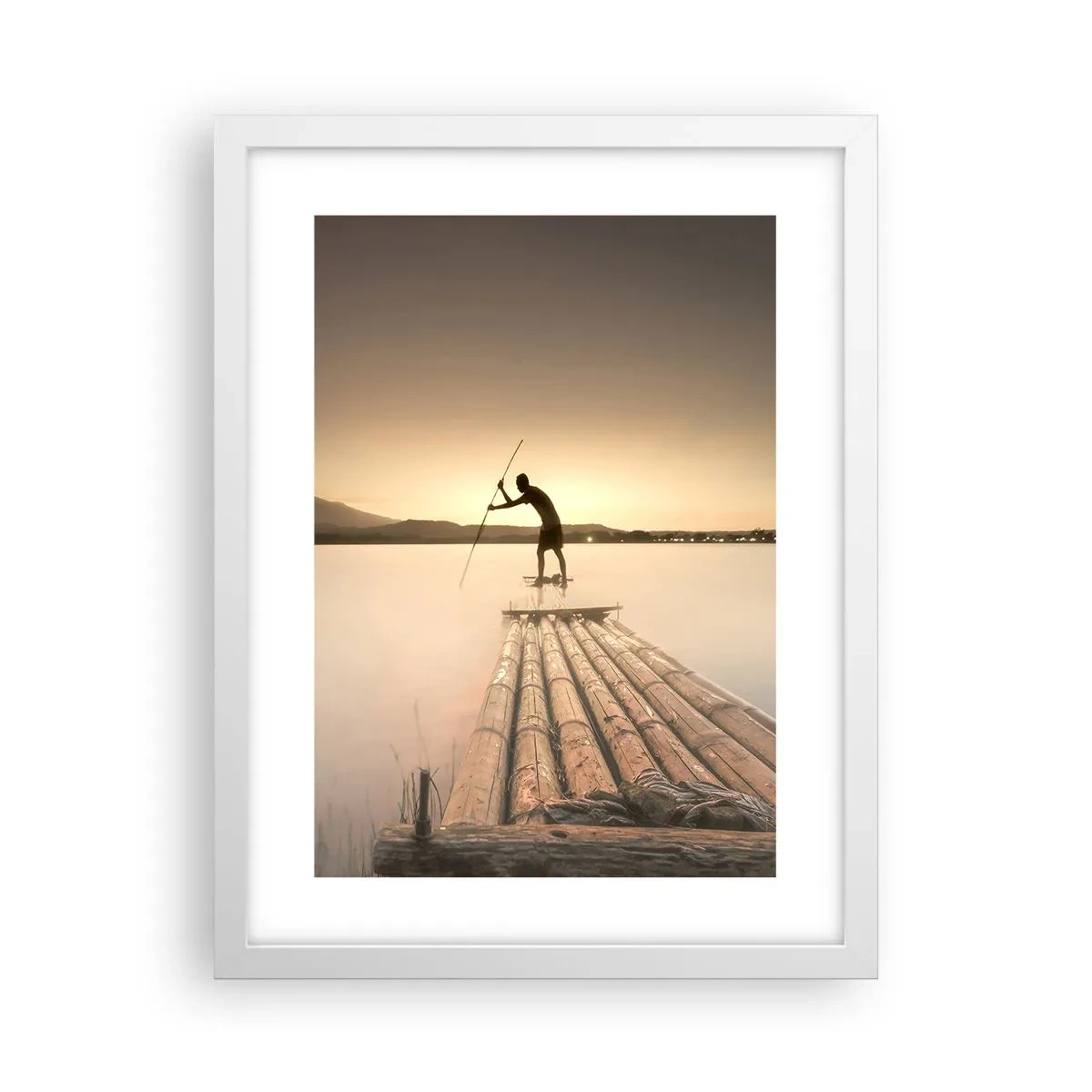 Poster în ramă albă - Înainte de odihnă - 30x40 cm