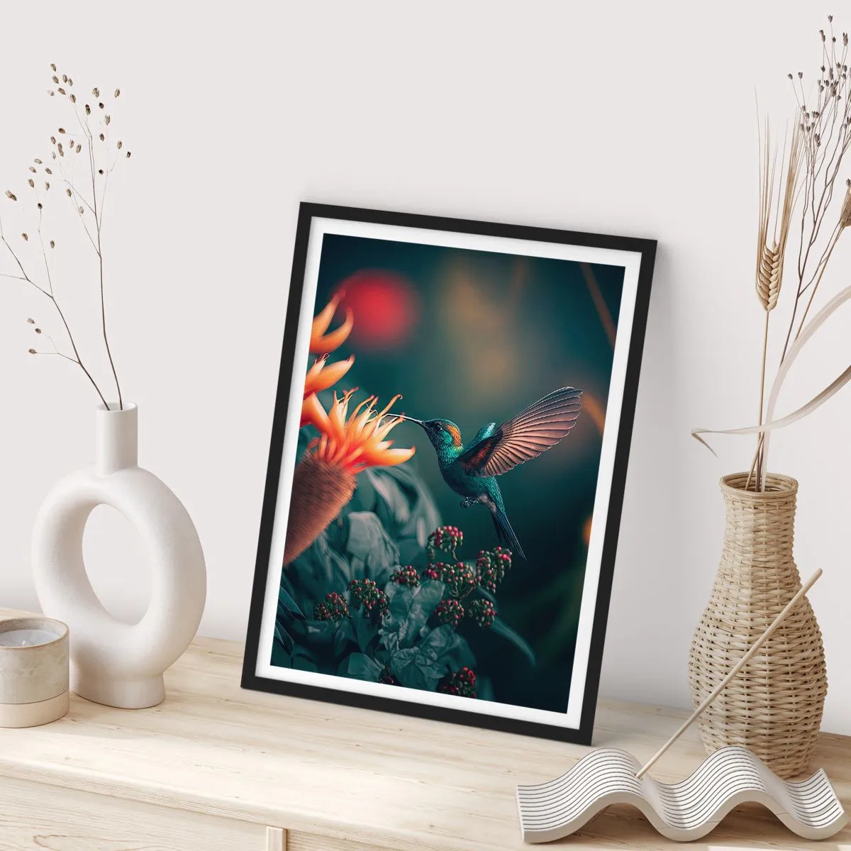 Poster în ramă neagră - Viață cu adevărat colorată - 70x100 cm