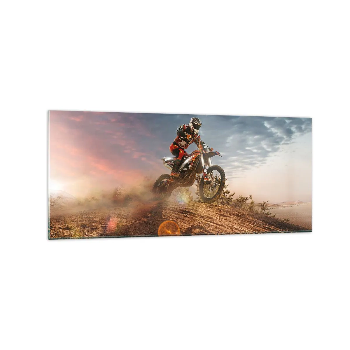 Tablou pe sticlă - Pentru victorie - 120x50 cm