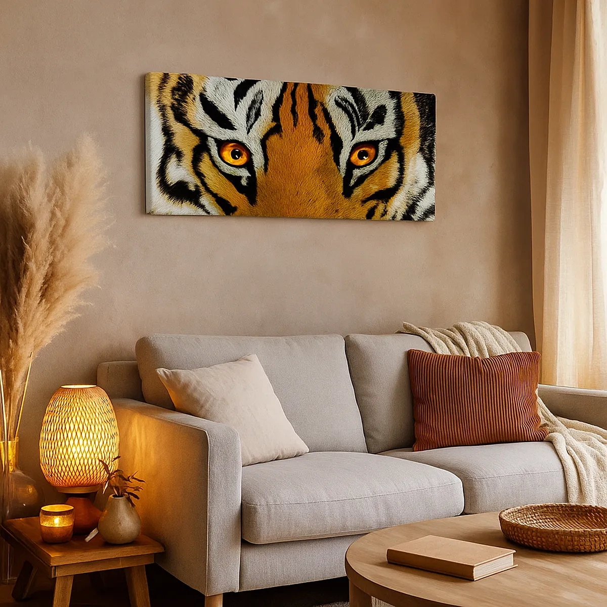 Tablou pe pânză - Amenințător și frumos - 30x30 cm