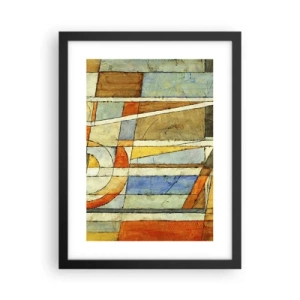 Poster în ramă neagră - Cubismul în construcție - 30x40 cm