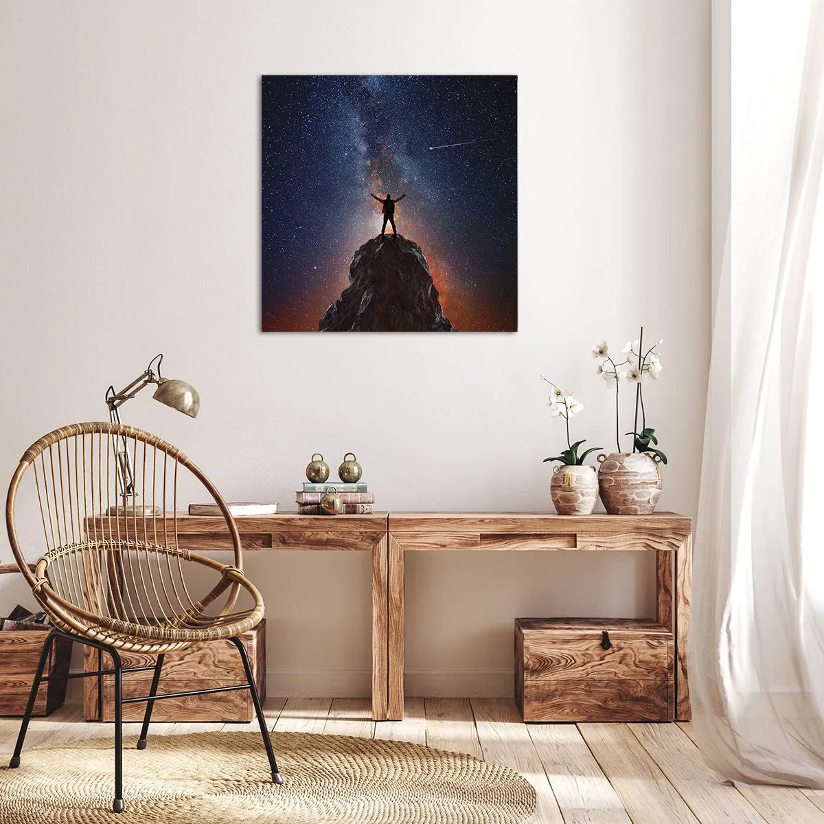 Tablou pe pânză - Puterea este cu mine! - 60x60 cm