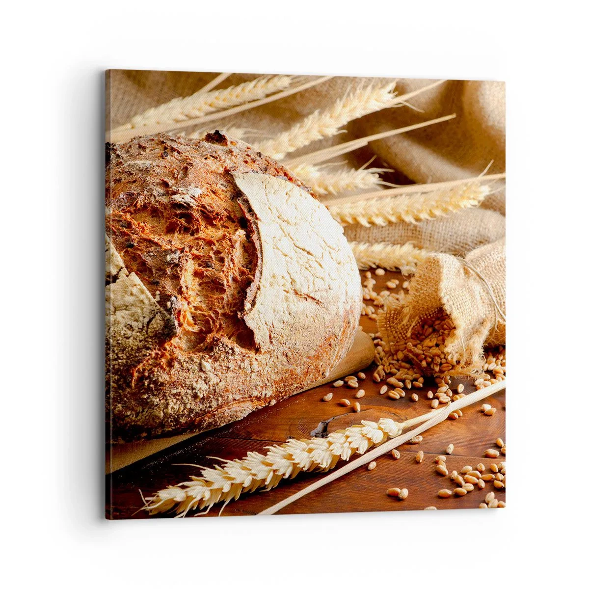 Tablou pe pânză - Apetisantă, parfumată, crocantă - 70x70 cm