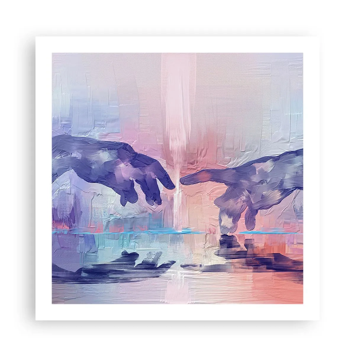 Poster - Scânteia divină a vieții - 60x60 cm