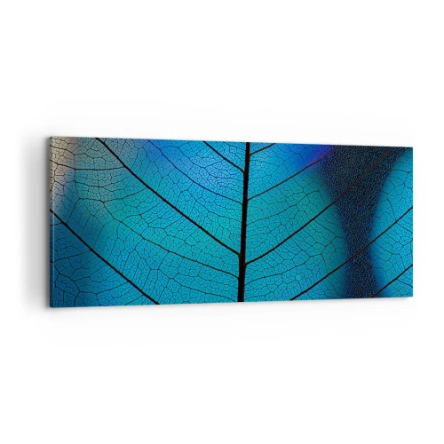 Tablou pe pânză - Construcție de finețe - 100x40 cm