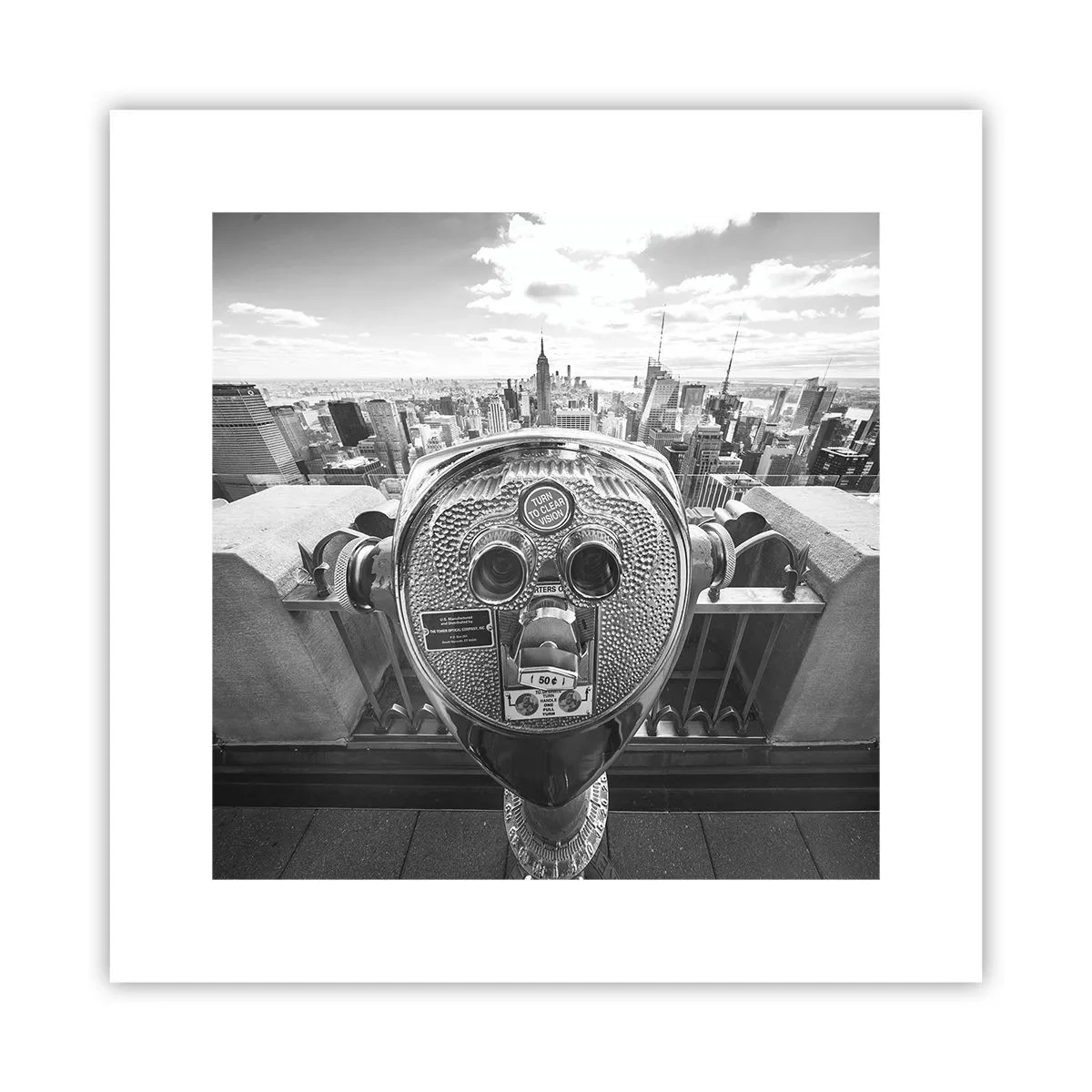 Poster - Orașul de deasupra orașelor - 30x30 cm