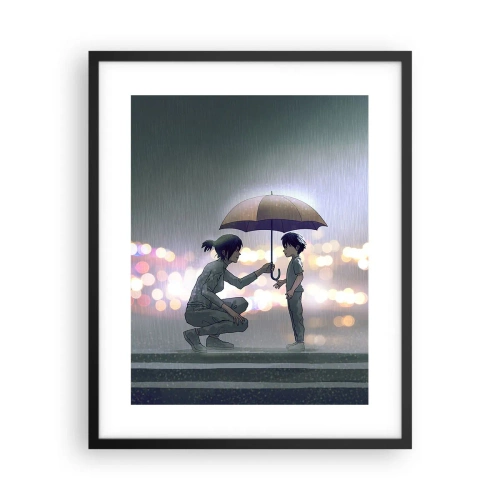 Poster în ramă neagră - Și totul este bine acum - 40x50 cm