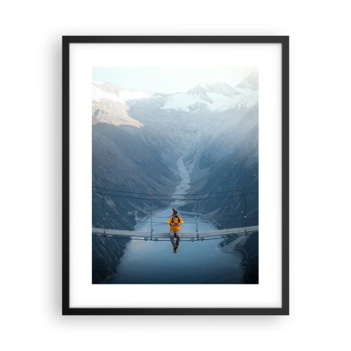 Poster în ramă neagră - Încântat în suspensie - 40x50 cm