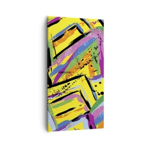 Tablou pe pânză - Strigă de bucurie - 55x100 cm