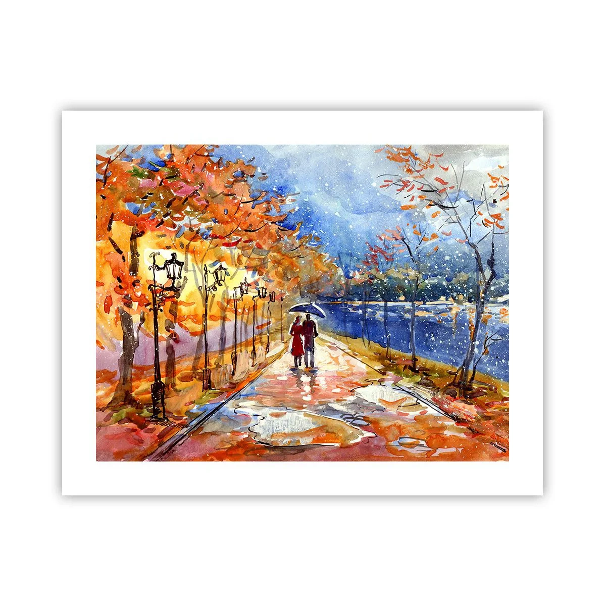 Poster - Împreună până la limita de timp - 50x40 cm