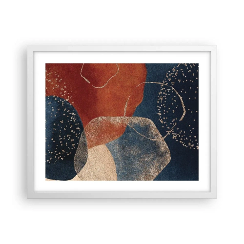 Poster în ramă albă - Ușurința de a fi - 50x40 cm