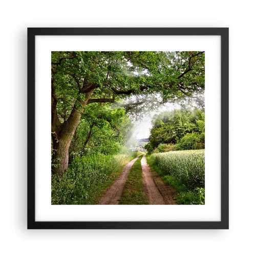 Poster în ramă neagră - Et in Arcadia ego - 40x40 cm