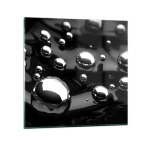 Tablou pe sticlă - Din adâncurile negre - 30x30 cm