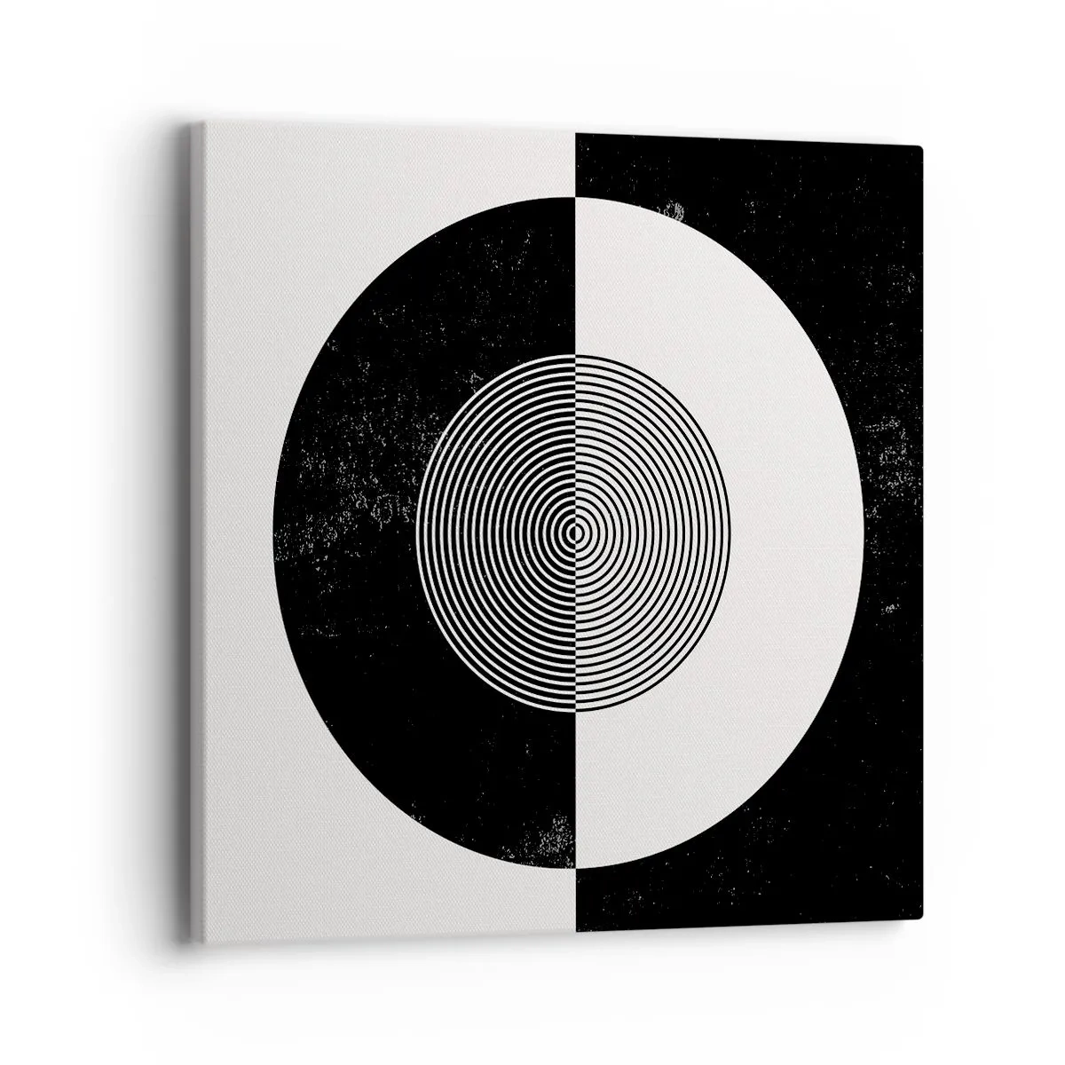 Tablou pe pânză - Armonie în alb și negru - 40x40 cm