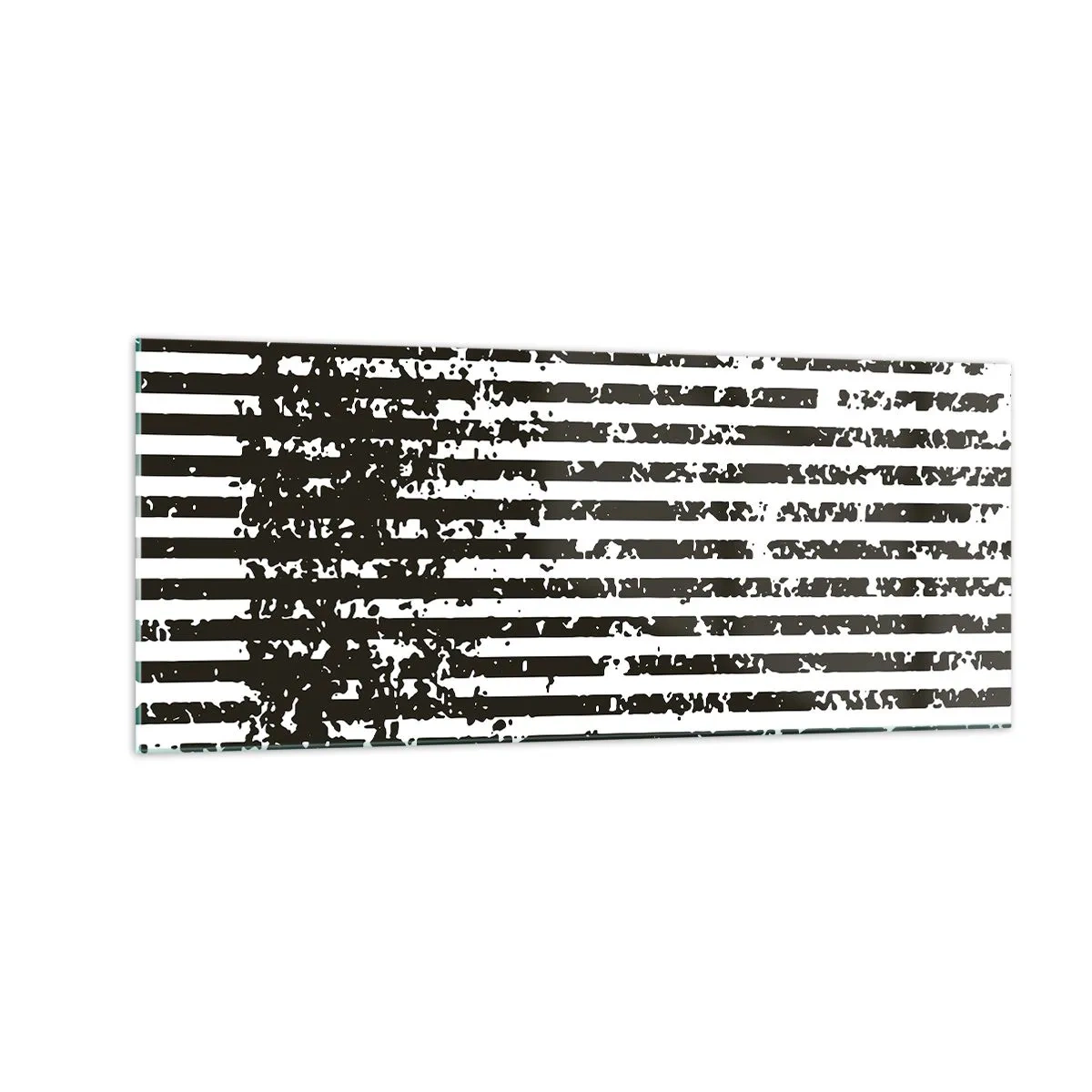 Tablou pe sticlă - Ritm și zgomot - 100x40 cm