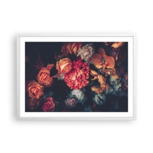 Poster în ramă albă - Ca la maeștri olandezi - 70x50 cm