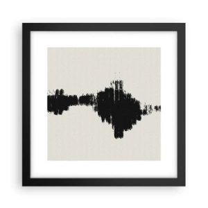 Poster în ramă neagră - Vibrațiile imaginației - 30x30 cm