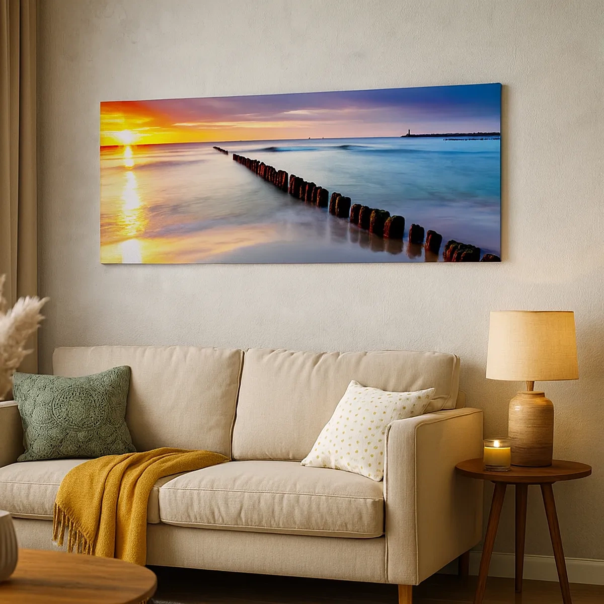 Tablou pe pânză - Ascultă tăcerea - 30x30 cm