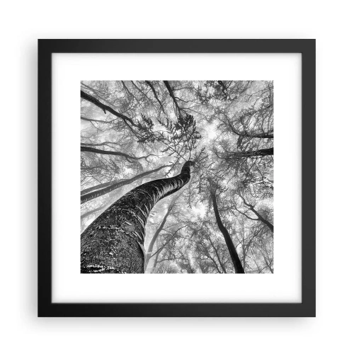 Poster în ramă neagră - Cursa spre lumină - 30x30 cm