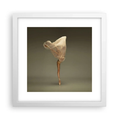 Poster în ramă albă - Pe cale să zboare - 30x30 cm