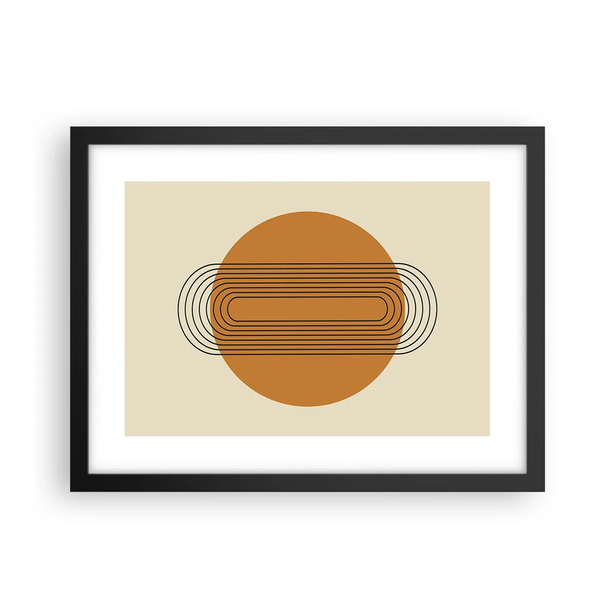 Poster în ramă neagră - Planul perfect - 40x30 cm