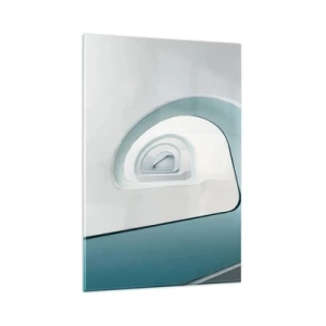 Tablou pe sticlă - Până la fundul albastrului - 80x120 cm