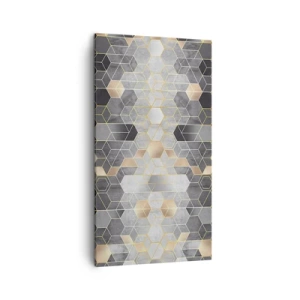 Tablou pe pânză - Compoziție diamantată - 45x80 cm