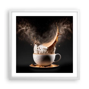 Poster în ramă albă - O explozie de arome - 50x50 cm