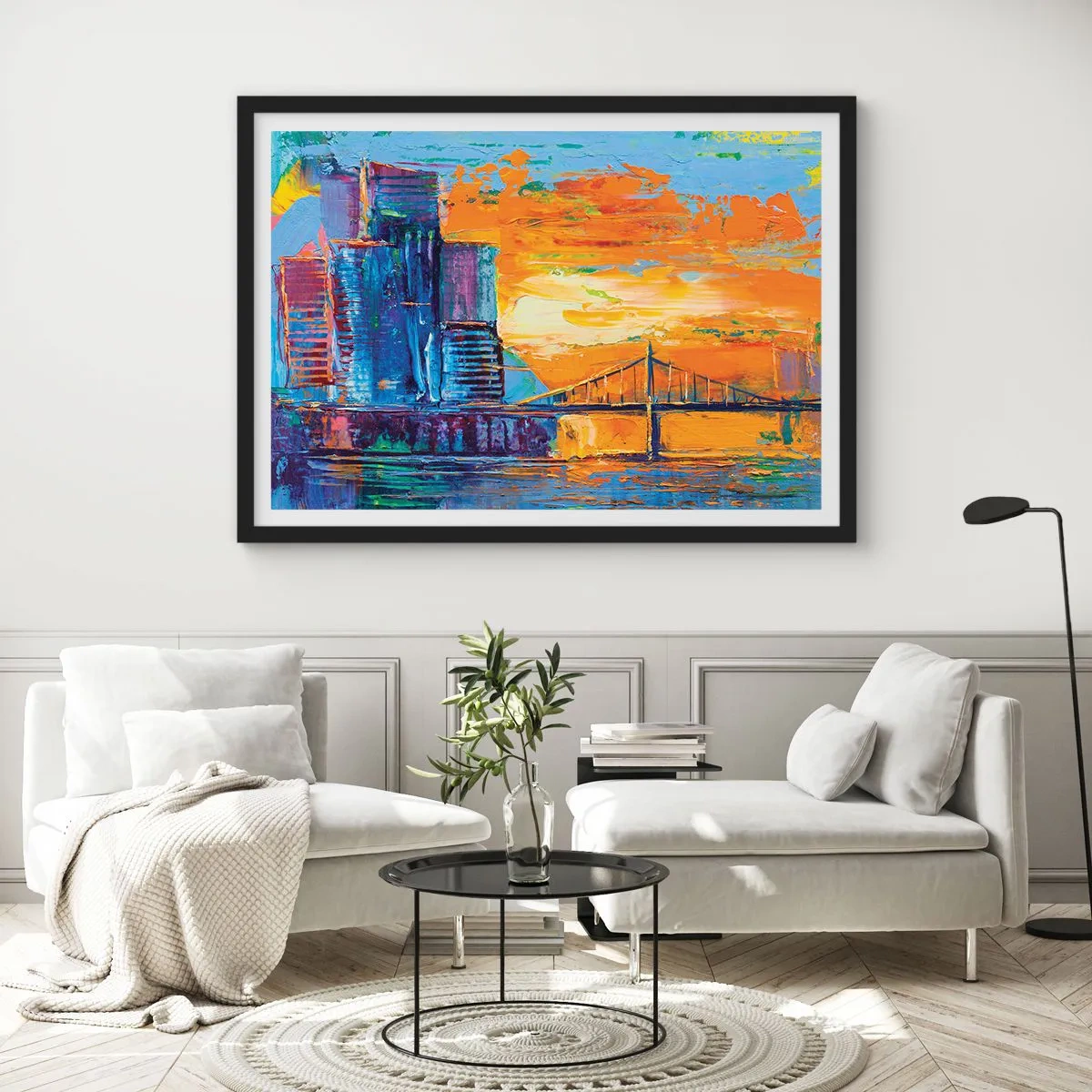 Poster în ramă neagră - Cultură și natură - 40x30 cm