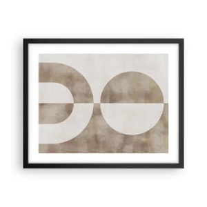 Poster în ramă neagră - Similitudini și diferențe - 50x40 cm