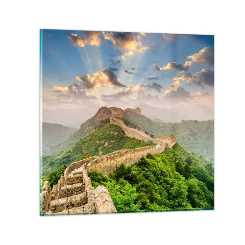 Tablou pe sticlă - Măreția netrecătoare - 40x40 cm