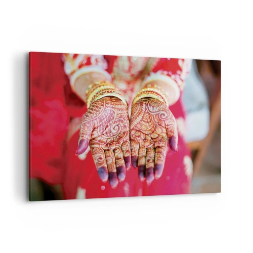 Tablou pe pânză - Gata să prindă fericirea - 100x70 cm