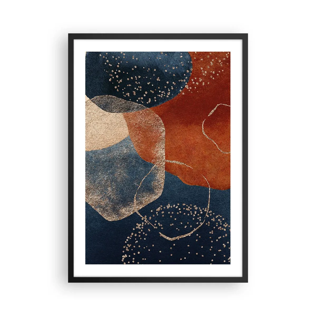 Poster în ramă neagră - Ușurința de a fi - 50x70 cm