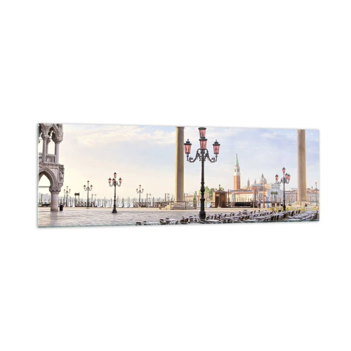 Tablou pe sticlă - Poftiți, totul e gata - 160x50 cm