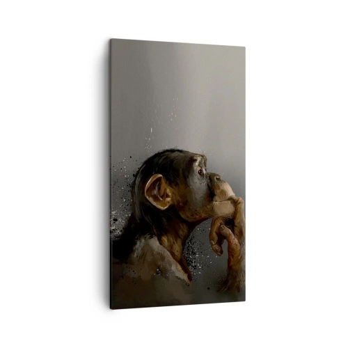 Tablou pe pânză - Cu siguranță, gânditorul - 45x80 cm