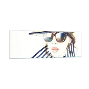 Tablou pe sticlă - Bun venit la Florida! - 90x30 cm