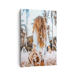 Tablou pe pânză - Născută din puful de iarbă - 70x100 cm