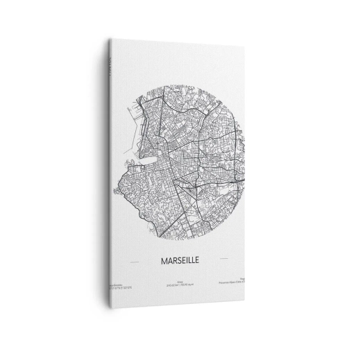 Tablou pe pânză - Anatomia Marsiliei - 45x80 cm