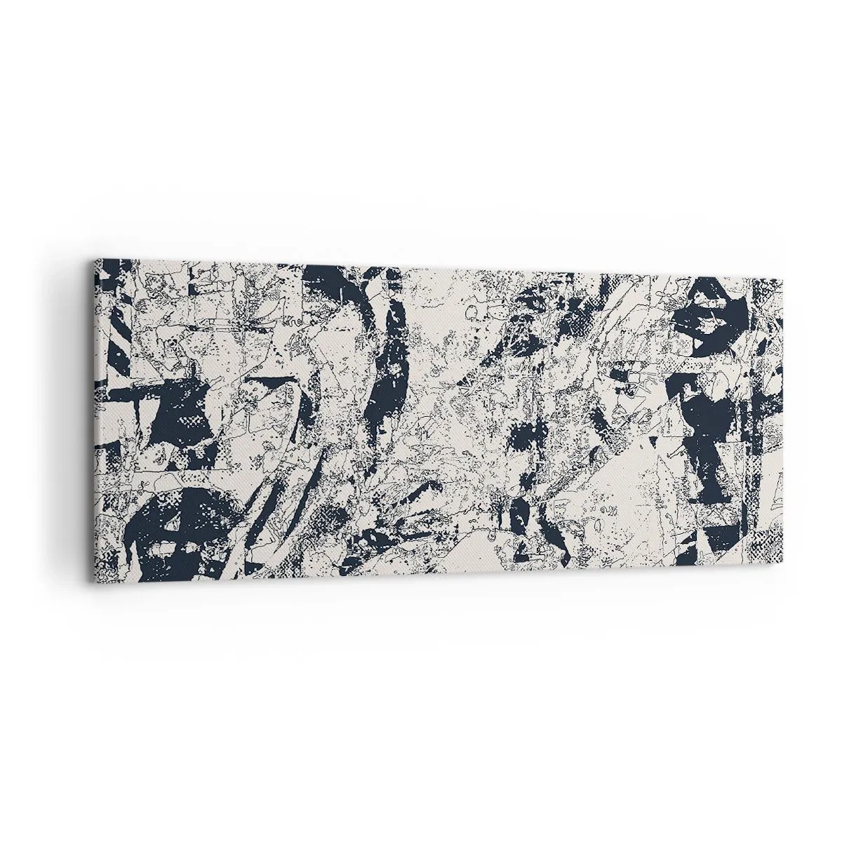 Tablou pe pânză - Întrepătrunderea contrariilor - 100x40 cm