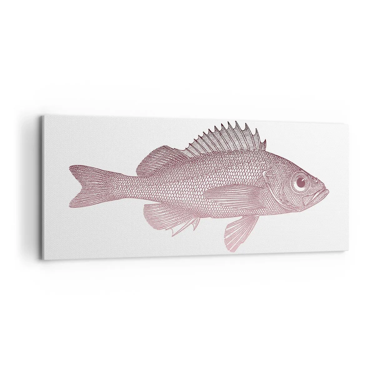 Tablou pe pânză - Pește cu ochi mari - 100x40 cm