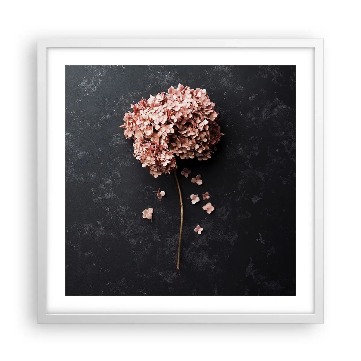 Poster în ramă albă - Un semn cu adevărat romantic - 50x50 cm